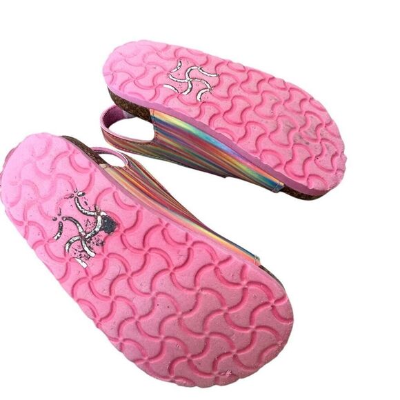 Ocean+Coast toddler girls multicolor sandals size 11 - Picture 4 of 4